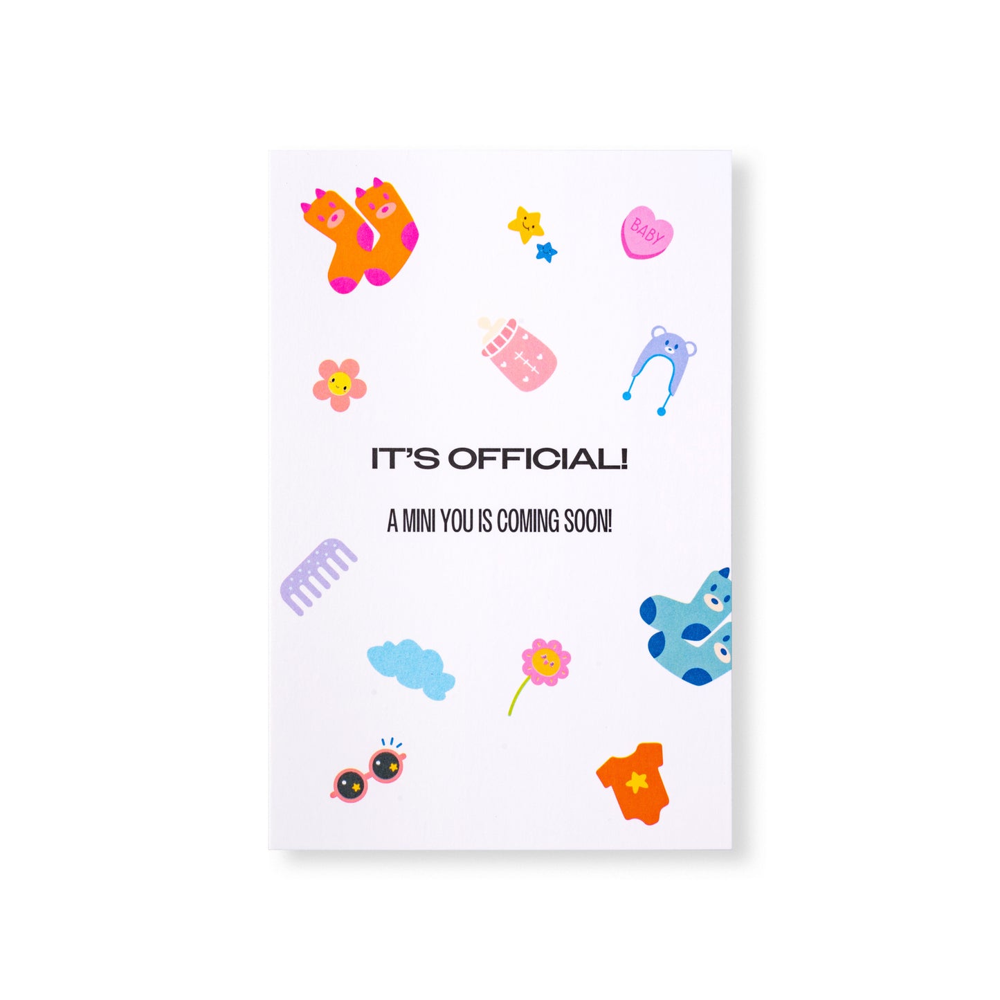 Greeting Card - "A Mini You is Coming Soon!"